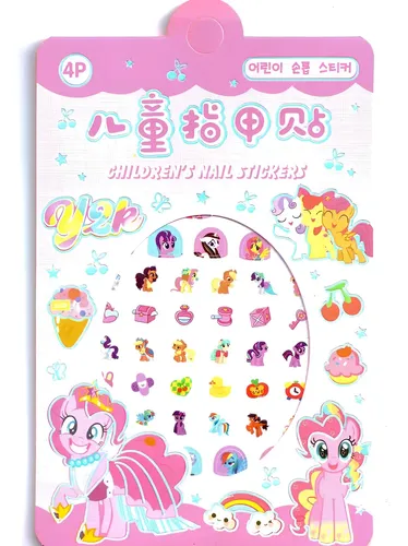 Pack De 4 Stickers Autoadhesivos Diseños Infantiles