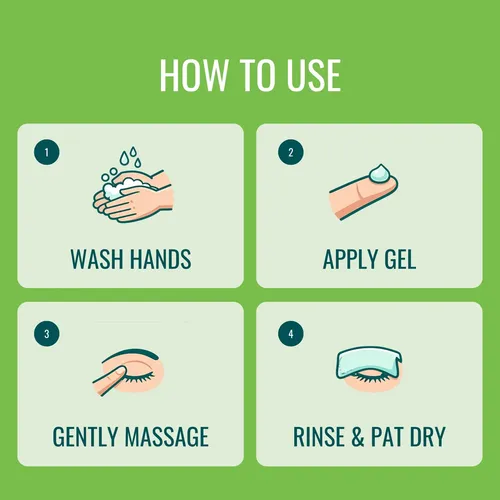 Gel Limpiador Para Párpados Noveha Con Forma De Árbol De Té,