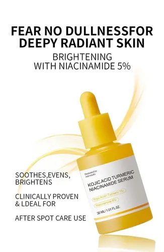 Kojic Acid Turmeric Niacinamide Serum For Brightening 30ml