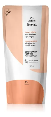 Acondicionador Natura Refill Tododia de melocotón y almendra