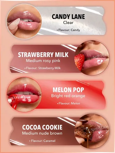 * Lm Bálsamo Labial Hidratante Crystal Glaze De Sheglam, –