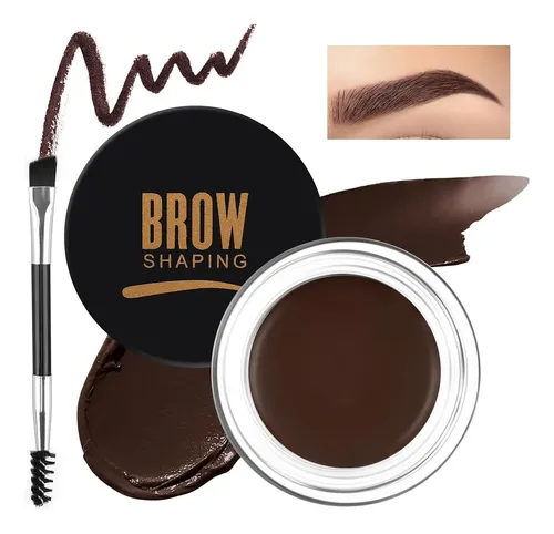 Pomada De Cejas Lyradew 03 Dark Brown Con Cepillo Doble
