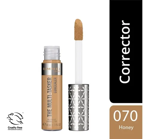 Rimmel The Multi-tasker Concealer Corrector De Ojeras X 10ml Tono 070 Honey
