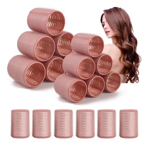 Con 18 Rulos Térmicos Para El Cabello, Rizos Duraderos