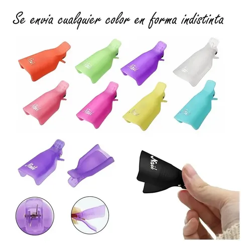 Kit Removedor Uv Broches Toallitas Wipes P Semipermanentes