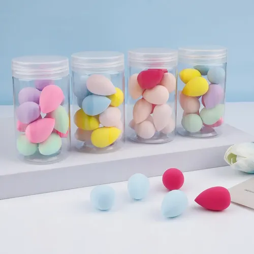 Paquete De 12 Esponjas De Belleza Multicolor Húmedo Y Seco