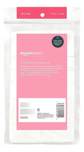 Cuñas De Espuma Cosmética Amazon Basics 32ct , Pack De 6 (an