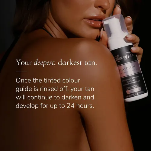 Mousse Loving Tan Platinum, Oscuro, Sin Estrías, Natural L..