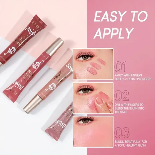 Rubor Líquido Y Sombra De 4 Colores Para Contorno De Labios  Pink Rose