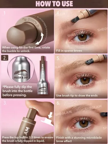 Sheglam Lápiz Para Cejas Brow Fection Brocha Y Dip Color Truffle