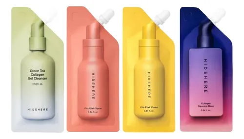 Hidehere Gel De Limp + Vita Serum + Crema + Mascarilla 9c Todo Tipo De Piel Día/noche