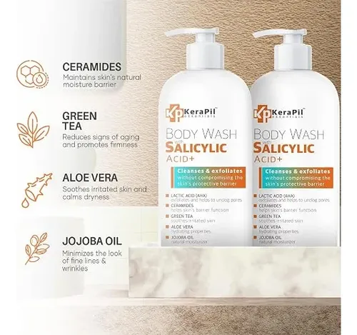 Kerapil Jabon Corporal Exfoliante Acido Salicilico