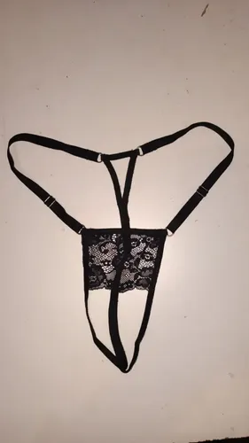 Tanga Colaless Hilo Dental En V Regulable Lencería Femenina