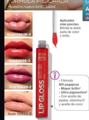 Lifter Gloss Avon Ultra Color Lip Gloss Brillo Labial 7ml