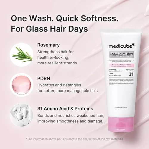 Medicube Rosemary Pdrn Deep Damage Care Hair Mask Mascarilla