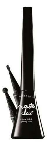 Master Duo 2 En 1: Delineador Líquido Brillante Maybelline