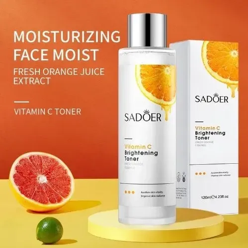 Tónico Facial Vitamina C Tonifica Hidratante Sadoer 120 Ml
