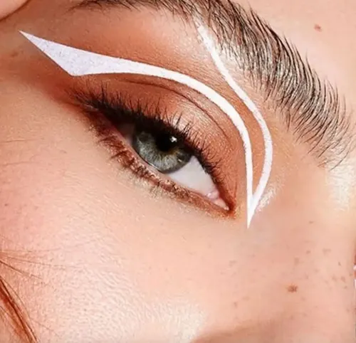 Delineador Liquido Plumon Liquid Marker Beauty Creations® Acabado Semi Matte Color El-5w Blanco Precision Liquid Liner