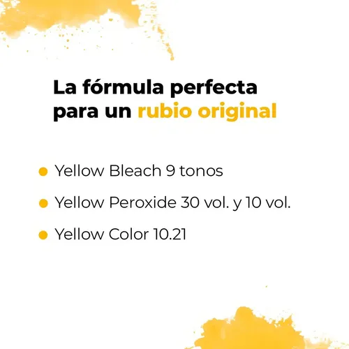 Decolorante Alfaparf Yellow Polvo 9 Tonos para Cabello