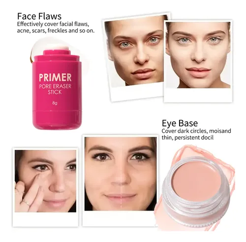 Primer Y Concealer De Ojos Suave Y Hidratante Larga Duracion