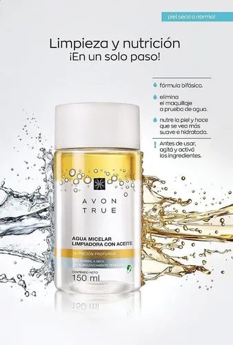 Avon Agua Micelar Bifasica Con Infusion De Aceite| Tati