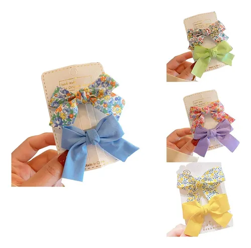 (pl) Pinzas Para El Pelo De Bebés Y Niñas, Broches Retro Flo