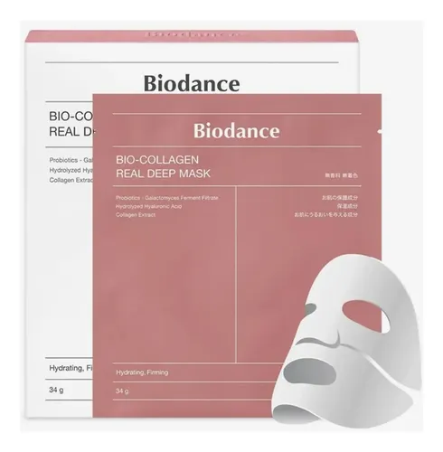 Mascarilla Facial Profesional Biodance Colágeno X4 Todo Tipo