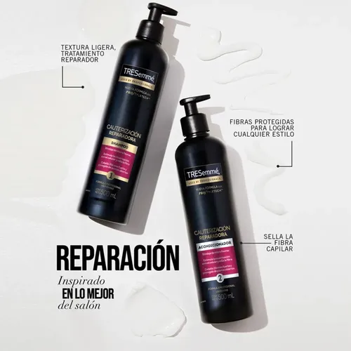 Shampoo Tresemmé Cauterización Reparadora 880 Ml