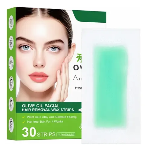 30 Tiras Depilatorias Rostro Piernas Axilas