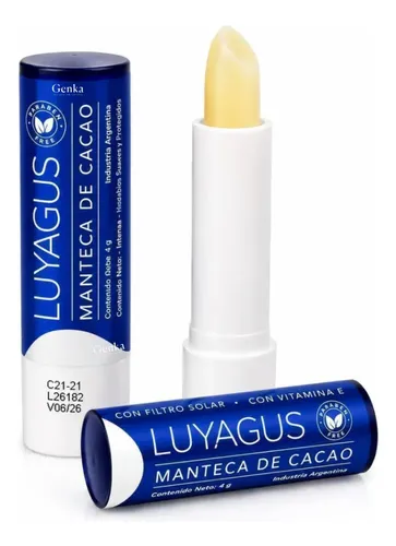 Balsamo Labial Manteca De Cacao Vit E Protec Solar Luyagus