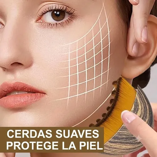 Cepillo Facial Masajeador Drenaje Linfático Con Estuche