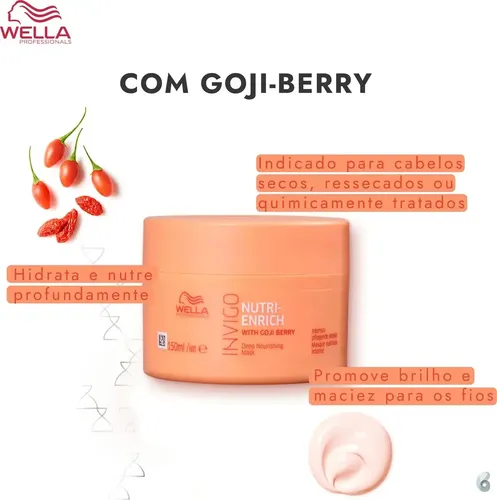 Máscara de Nutrición Wella Invigo Nutri-Enrich 150ml Suavidad