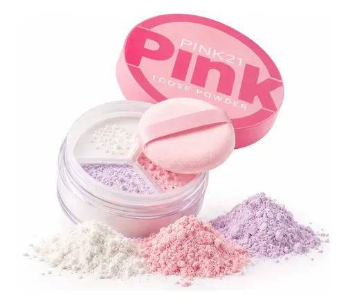 Pink 21 Polvo Traslúcido Loose Powder Maquillaje