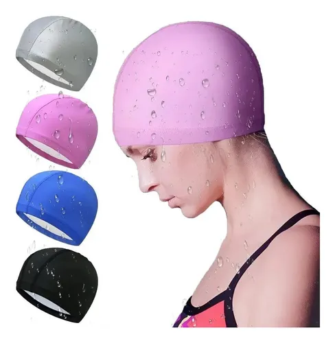 [fyj Juego De 4 Gorros De Pu De Baño Impermeables Unisex