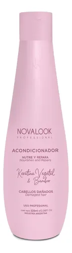 Acondicionador Novalook Keratina Vegetal Y Bamboo 325ml
