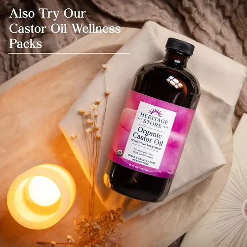 Aceite De Ricino Heritage Store, Vidrio Orgánico Prensado En