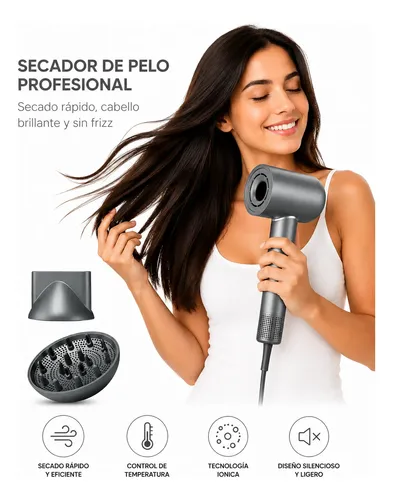 Secador De Pelo Profesional Ionic 2200 Vamalux
