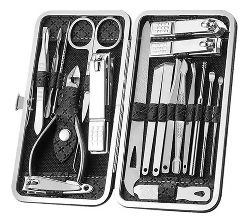 Set De Manicura Y Pedicura Con Cortaúñas De Acero