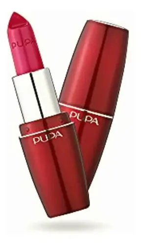 Labial en Barra Pupa Volumen para Labios Color Rojo Pop Fuchsia