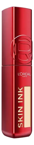 L’Oréal Paris Infallible Skin Ink Base de Maquillaje y Corrector 2 en 1, Acabado Mate, Larga Duración Hasta por 48h, Resistente a Transferencias, Tono 100