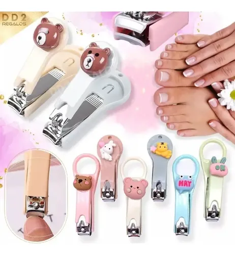 Alicate Cortauñas Infantil/adulto Con Muñeco Animal Kawaii
