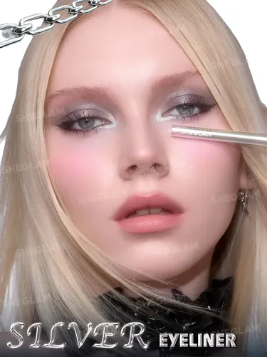 Delineador De Ojos Sheglam Silver Strobe Metallic -platinum