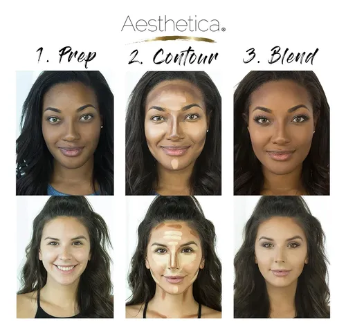Aesthetica Kit Contorno Y Iluminador Crema 217 G
