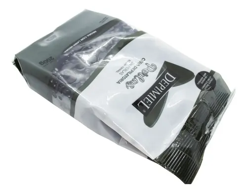 Depimiel Cera Depilatoria Perlas Negra Con Lama Negra 200gr