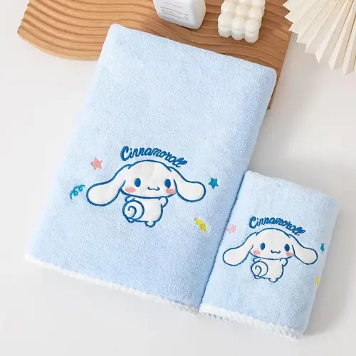 3pzs Toalla De Baño Y Gorro Secar El Cabello For Niño