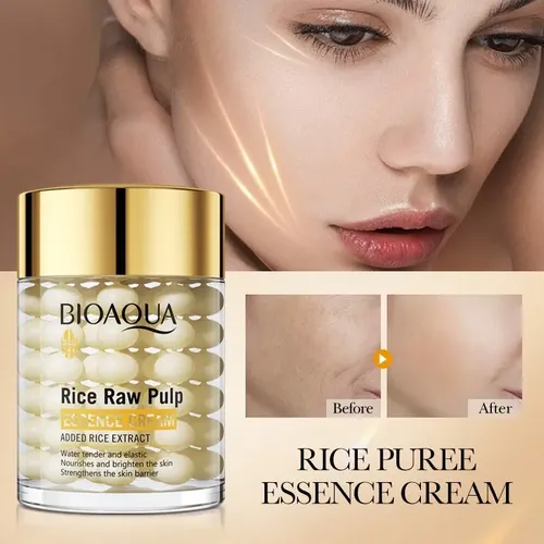 Crema Facial Blanqueadora De esencia de Arroz Mixta Día/noche