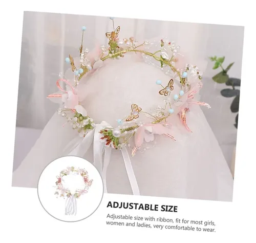 Accesorios Peinado Novia/damas Honor: Flores Colores Vivos Q