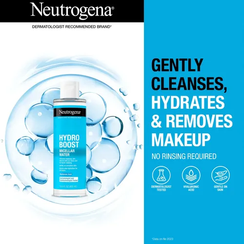 Agua Micelar Neutrogena Hydro Boost, 13.5 Onzas Líquidas