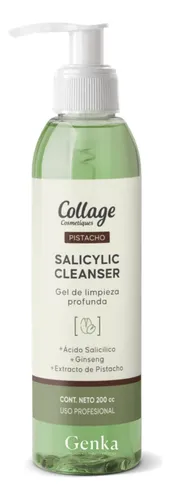 Gel De Limpieza Salicylic Cleanser Linea Pistacho Collage