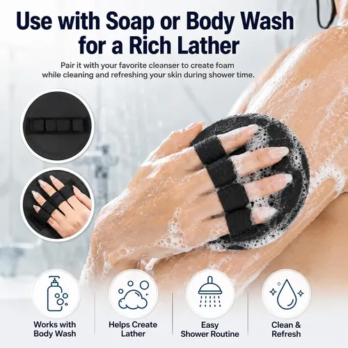 4 Unidades De Esponja De Goma Suave Para Baño